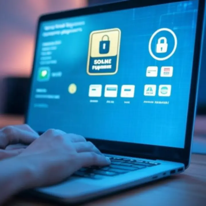 Ikony zabezpieczeń płatności i szyfrowania SSL