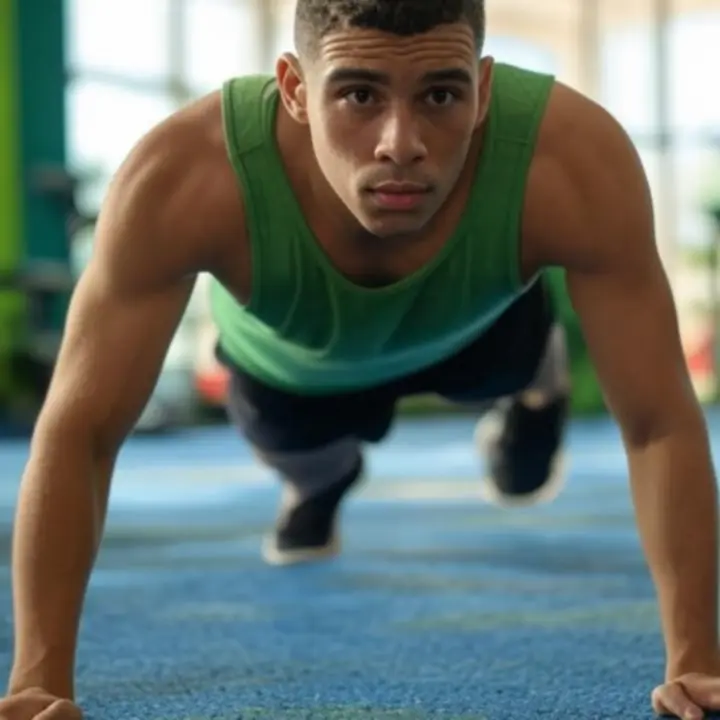 Dynamiczny baner promocyjny sprzętu fitness z wyróżnionymi rabatami